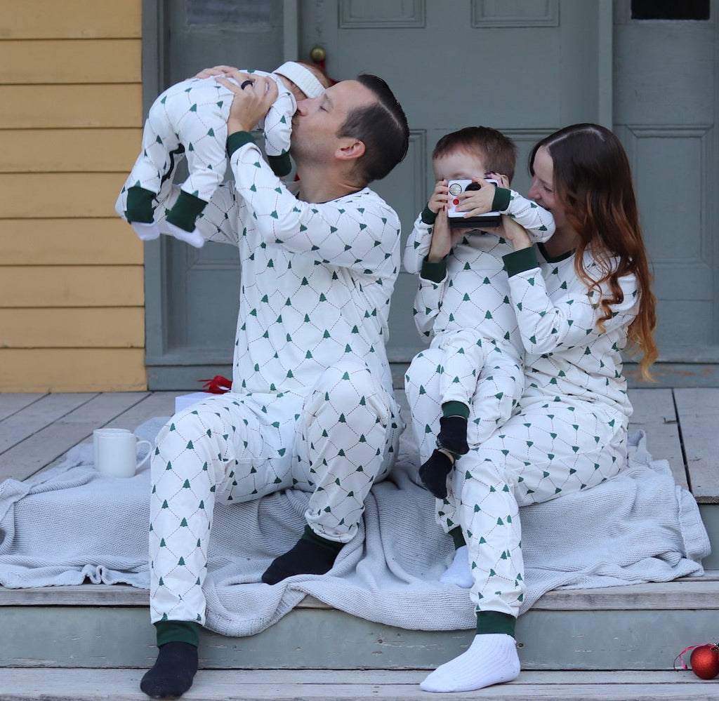 Cozy Evergreen Baby Romper
