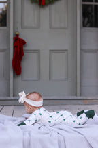 Cozy Evergreen Baby Romper