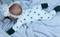Cozy Evergreen Baby Romper